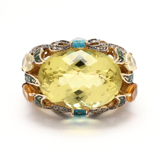 gold-and-multi-gem-set-ring-le-vian