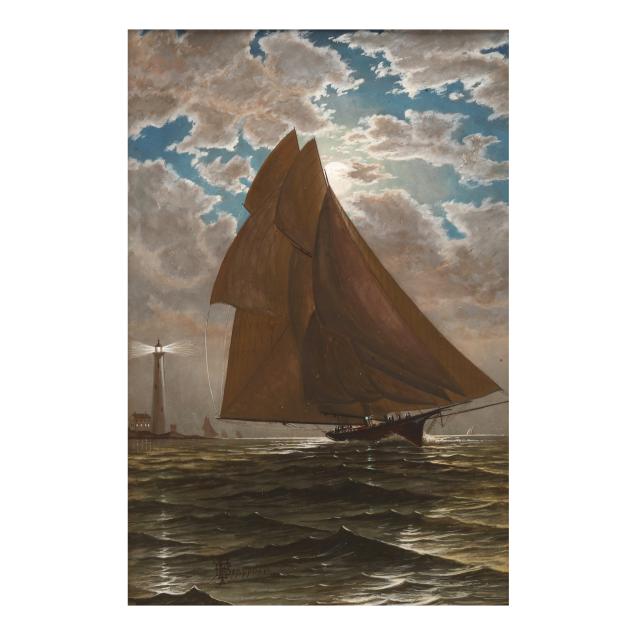 franklyn-bassford-american-1857-1897-sailing-ship-under-a-clouded-sky