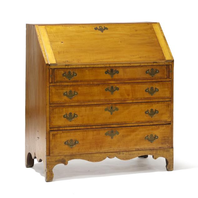 new-england-federal-inlaid-maple-slant-front-desk