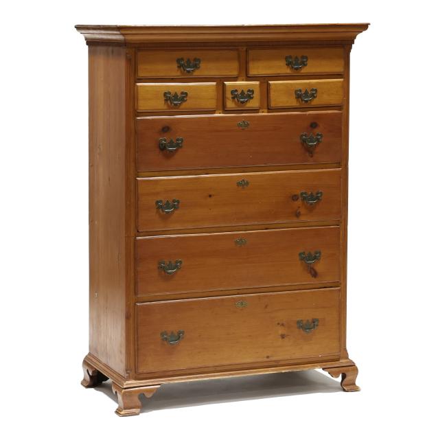 pennsylvania-chippendale-pine-tall-chest-of-drawers