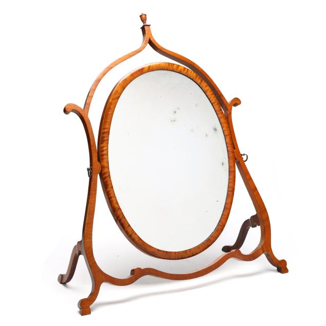 late-federal-maple-dressing-mirror
