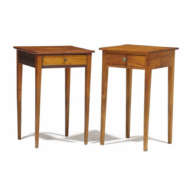 two-similar-mid-atlantic-late-federal-one-drawer-stands