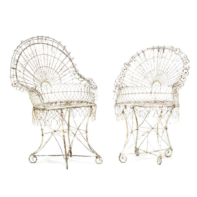 pair-of-victorian-wirework-garden-chairs