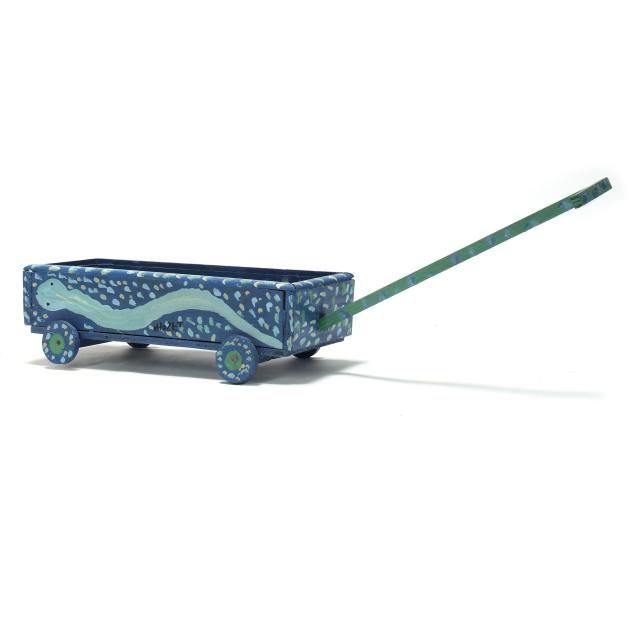 mose-tolliver-american-1925-2006-folk-art-wagon-sculpture
