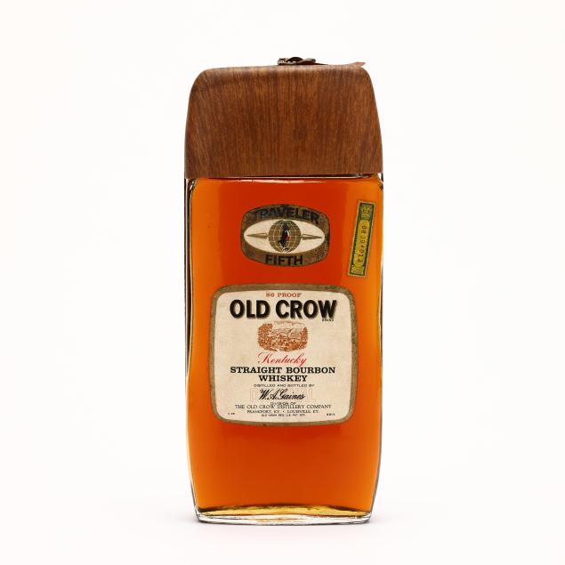 old-crow-bourbon-whiskey-in-traveler-fifth-bottle
