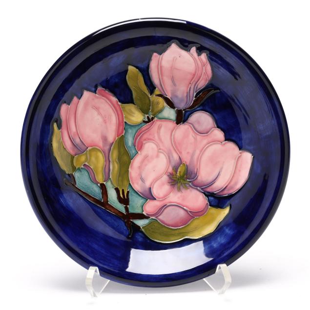 moorcroft-i-magnolia-i-art-pottery-plate