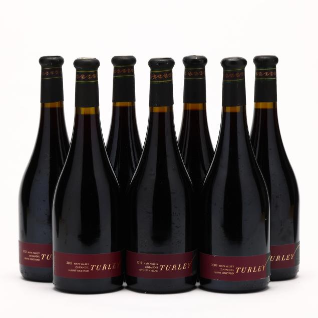 2007-2013-turley-hayne-vineyard-zinfandel-vertical
