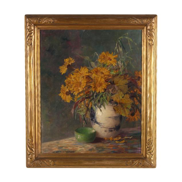 max-theodore-streckenbach-german-1863-1936-still-life-with-chinese-vase-and-yellow-flowers