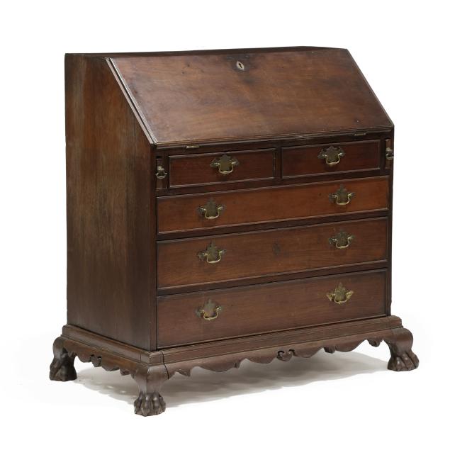 unusual-anglo-dutch-hardwood-slant-front-desk-on-frame