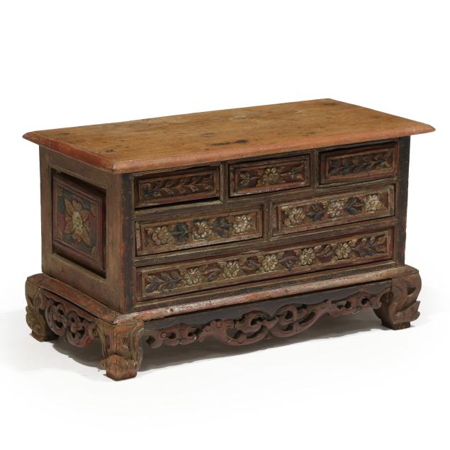 southeast-asian-carved-and-painted-tabletop-chest