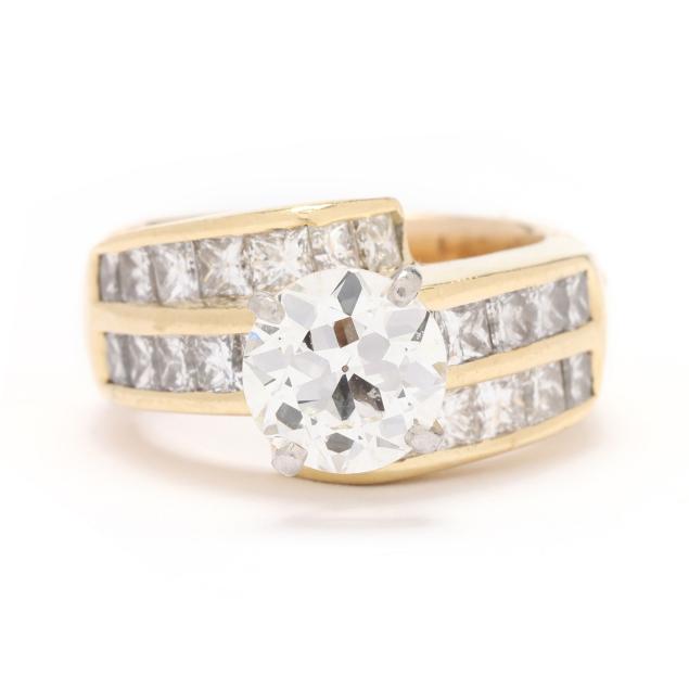 gold-and-1-61-carat-circular-brilliant-cut-diamond-ring