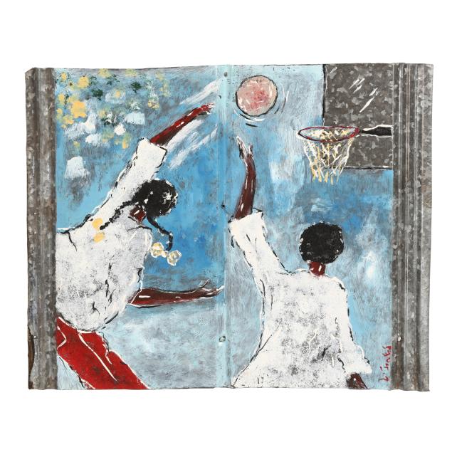 leonard-jones-american-b-1955-pick-up-game