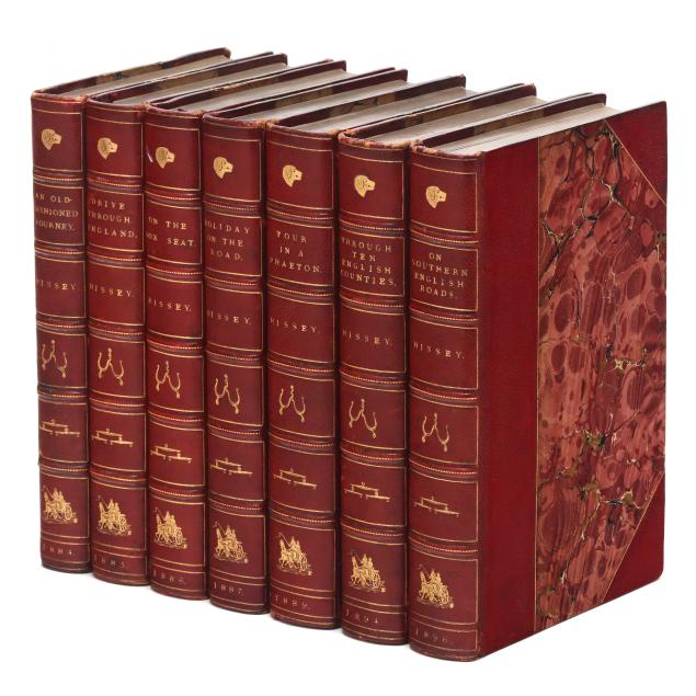 seven-travel-books-by-john-james-hissey-finely-bound-by-j-larkins