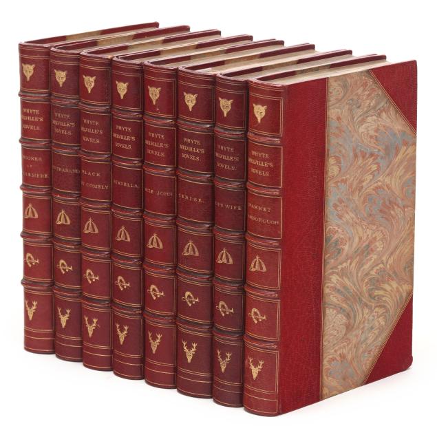 eight-novels-by-george-whyte-melville-finely-bound-by-morrell