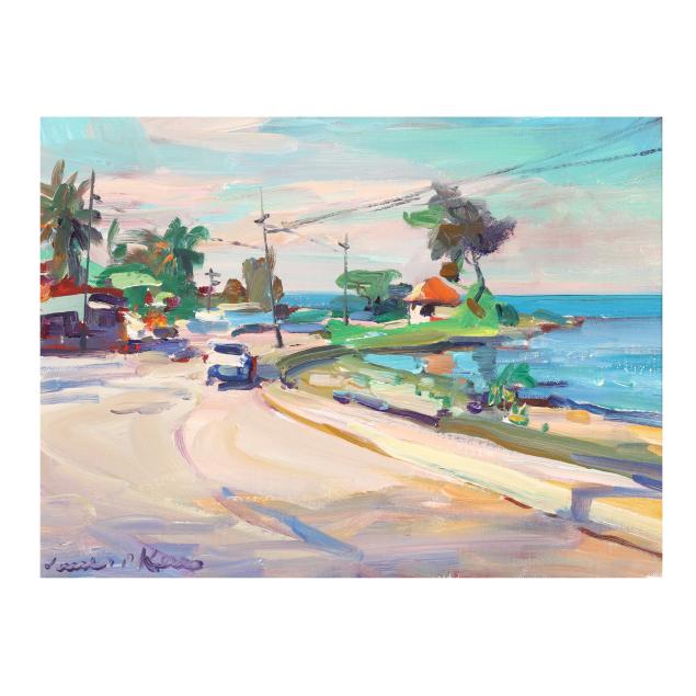 james-p-kerr-american-b-1953-i-westend-road-i-negril-i