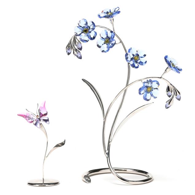 swarovski-crystal-flower-bouquet-and-butterfly-on-branch