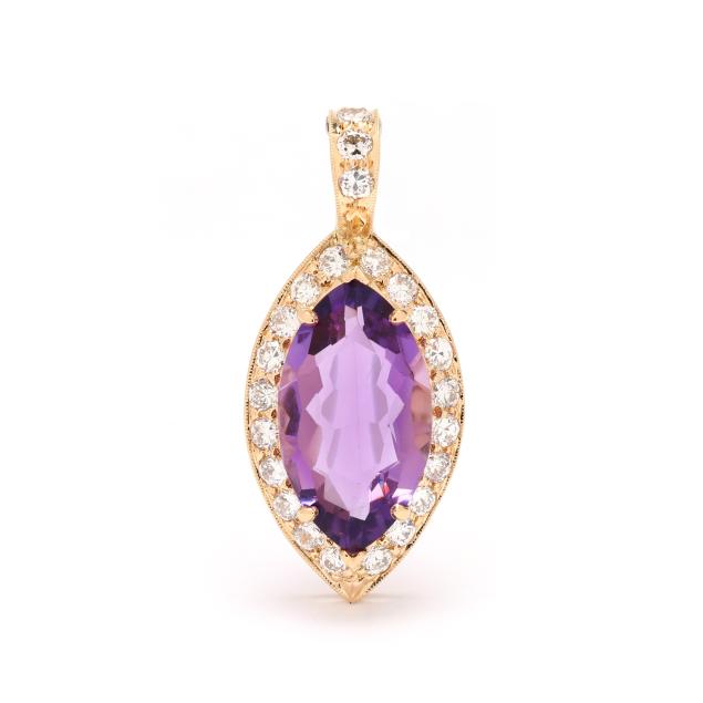 gold-amethyst-and-diamond-pendant