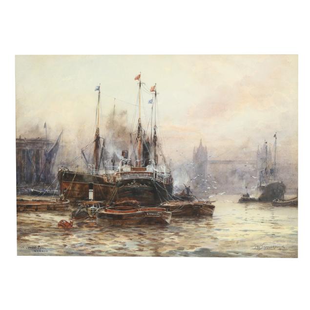 frederick-william-scarborough-british-1860-1939-i-the-lower-pool-london-i