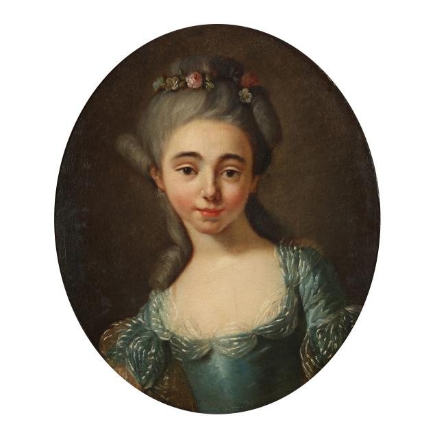 french-school-18th-century-portrait-of-a-young-woman-in-a-blue-dress