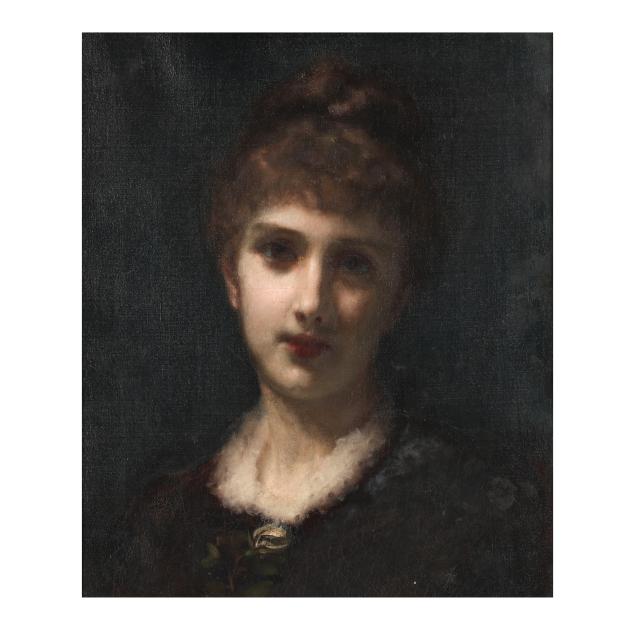 american-school-late-19th-century-portrait-of-a-young-woman