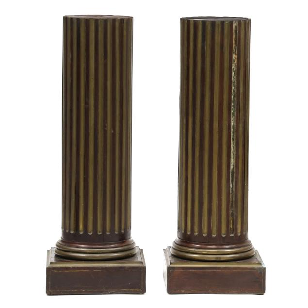 pair-of-edwardian-brass-and-mahogany-fluted-pedestals