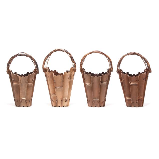 four-asian-wooden-flower-baskets