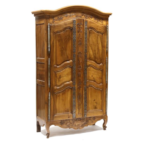 louis-xv-style-provincial-carved-walnut-armoire