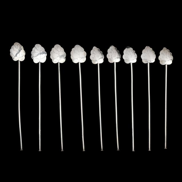 set-of-nine-mexican-sterling-silver-stirring-straws