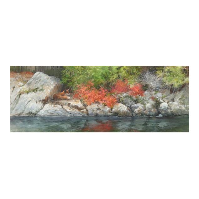 morten-solberg-american-1935-2022-i-at-rest-red-fox-water-i