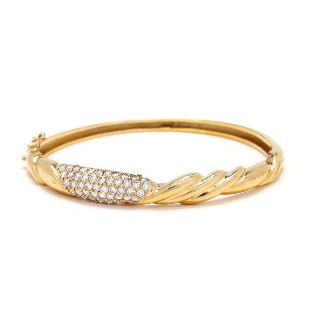 gold-and-diamond-bangle-bracelet
