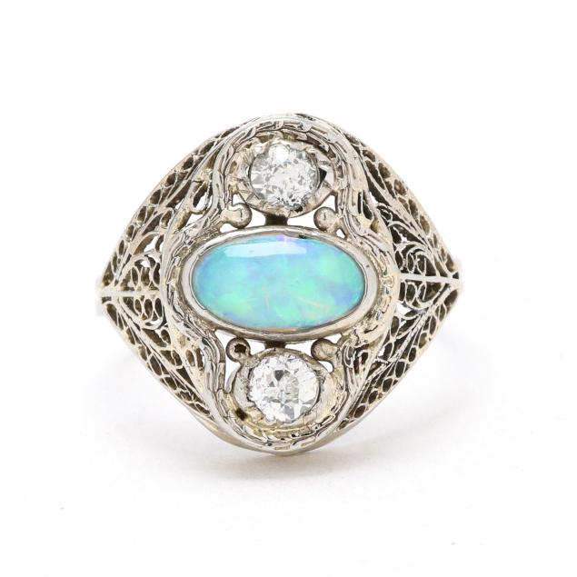 antique-white-gold-opal-and-diamond-ring-belais