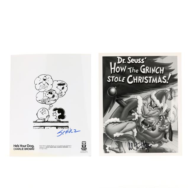 albert-hague-and-charles-schulz-autographs
