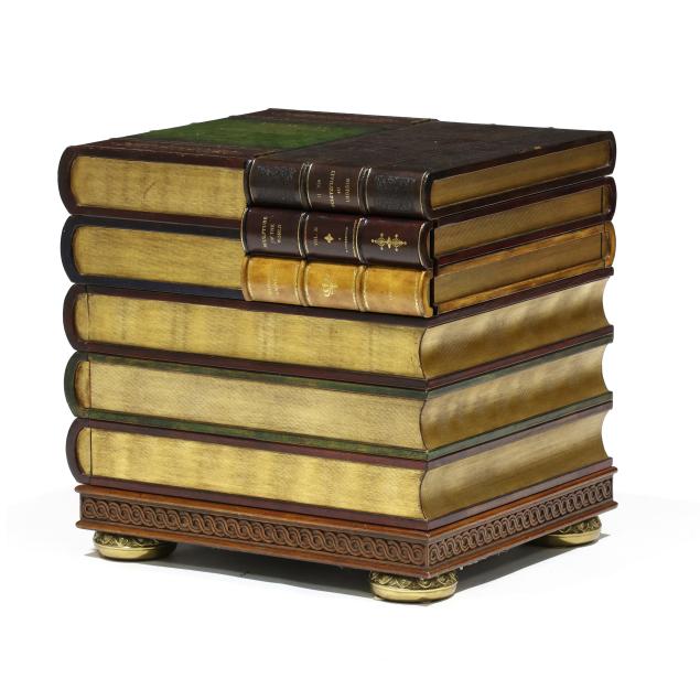 maitland-smith-leather-wrapped-faux-book-metamorphic-library-steps