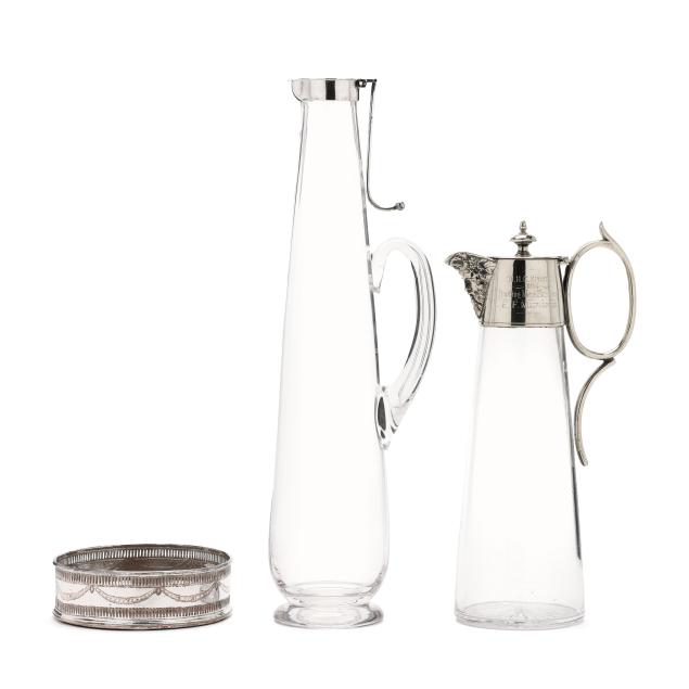 three-english-silver-and-silver-plated-wine-serving-items