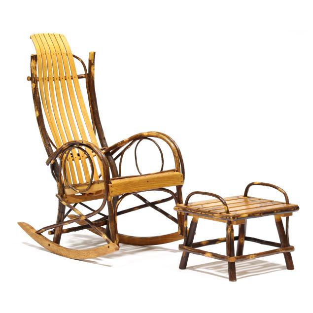 amish-hickory-rocker-with-ottoman