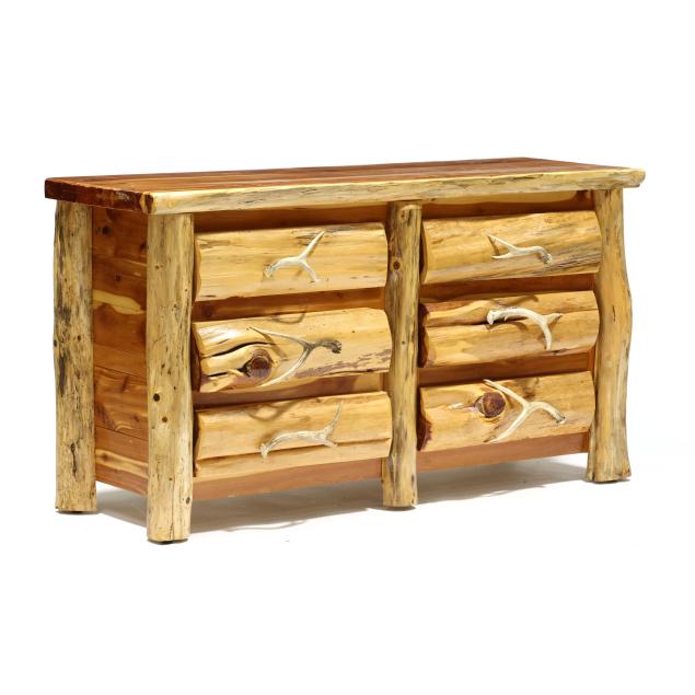 rustic-cedar-and-antler-chest-of-drawers