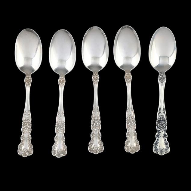 set-of-five-gorham-i-buttercup-i-sterling-silver-teaspoons