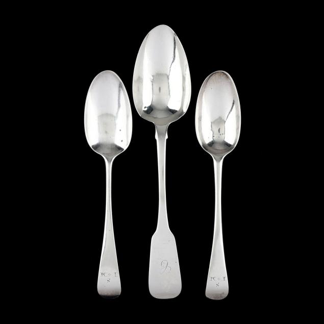 three-early-english-silver-serving-spoons
