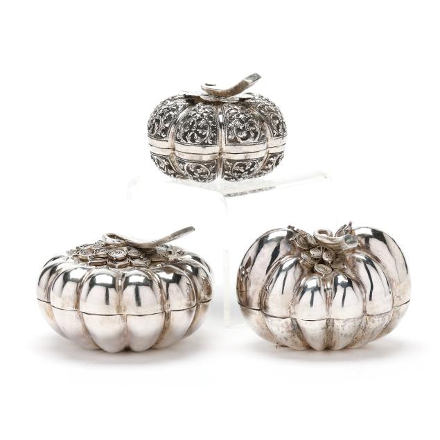 three-cambodian-silver-betel-boxes