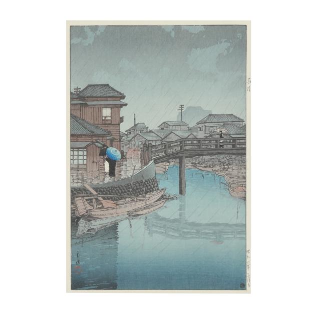 kawase-hasui-japanese-1883-1957-i-rainy-season-at-ryoshimachi-shinagawa-i