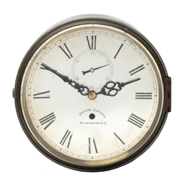 antique-wall-clock-advertising-jeweler-in-wilmington-north-carolina