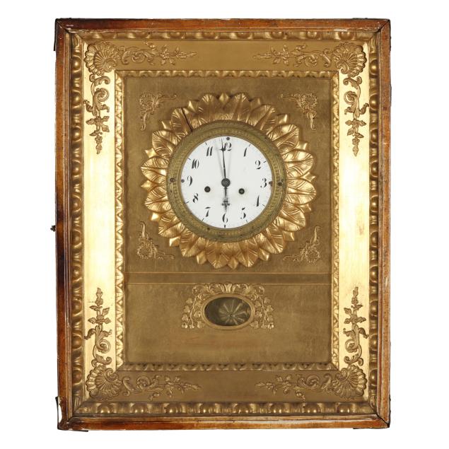 antique-continental-giltwood-picture-frame-wall-clock