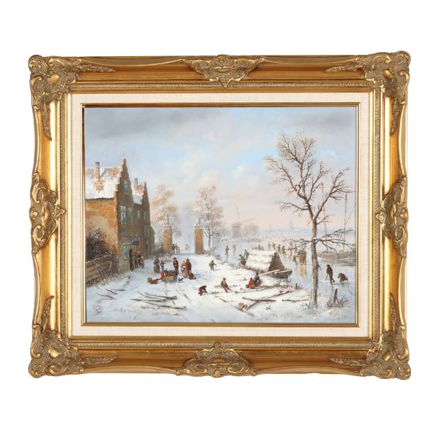 kivitelve-engedelyezve-hungarian-20th-century-village-scene-in-winter