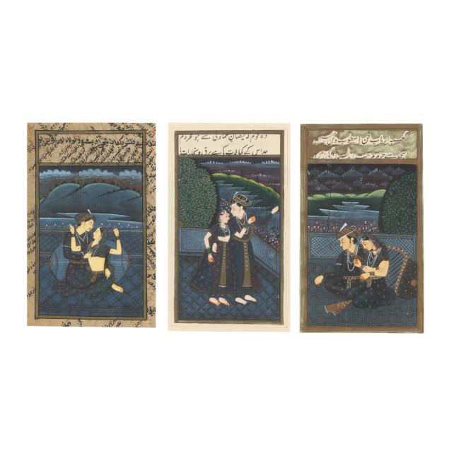 three-persian-miniature-paintings