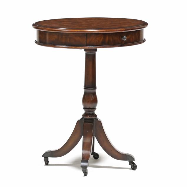 theodore-alexander-figured-mahogany-one-drawer-stand