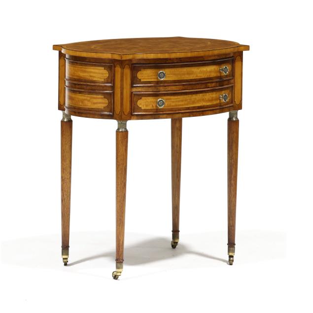 theodore-alexander-napoleon-iii-style-inlaid-burl-wood-two-drawer-stand