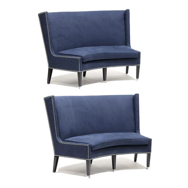 lee-industries-pair-of-upholstered-curved-banquettes