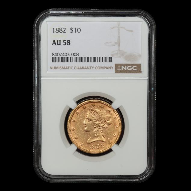 1882-10-liberty-head-gold-eagle-au-58