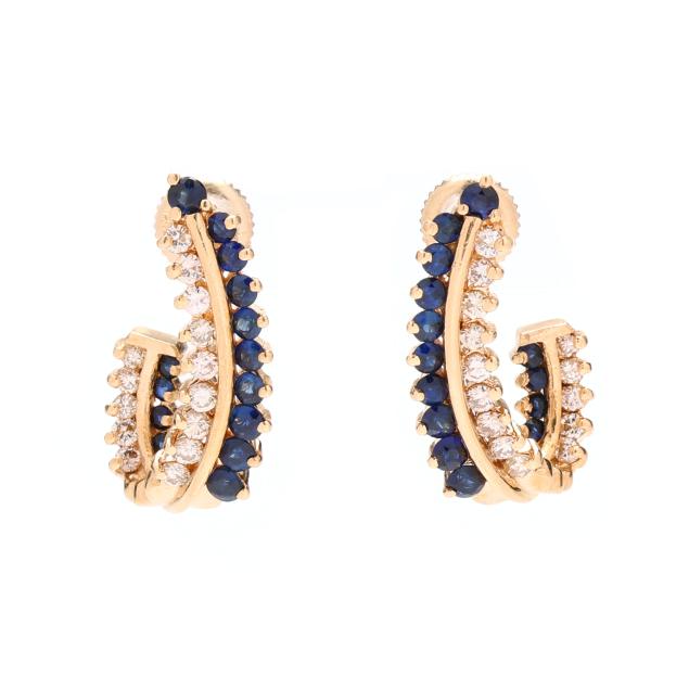 gold-sapphire-and-diamond-earrings