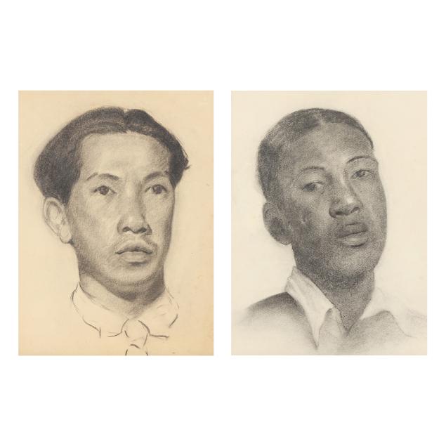 james-augustus-mclean-nc-1904-1989-two-portraits-of-young-men